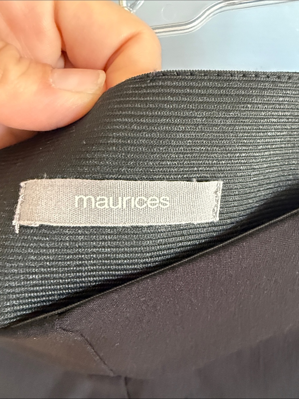 Maurices Black Stretch Waistband Pants - Picture 2 of 5